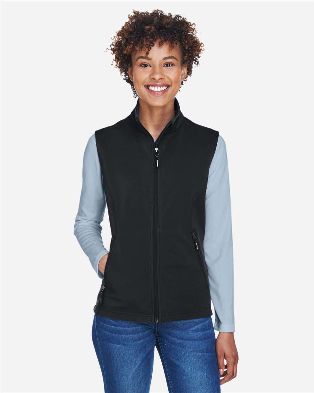 Women's Cruise Two-Layer Fleece Bonded Soft Shell Vest - CE701W