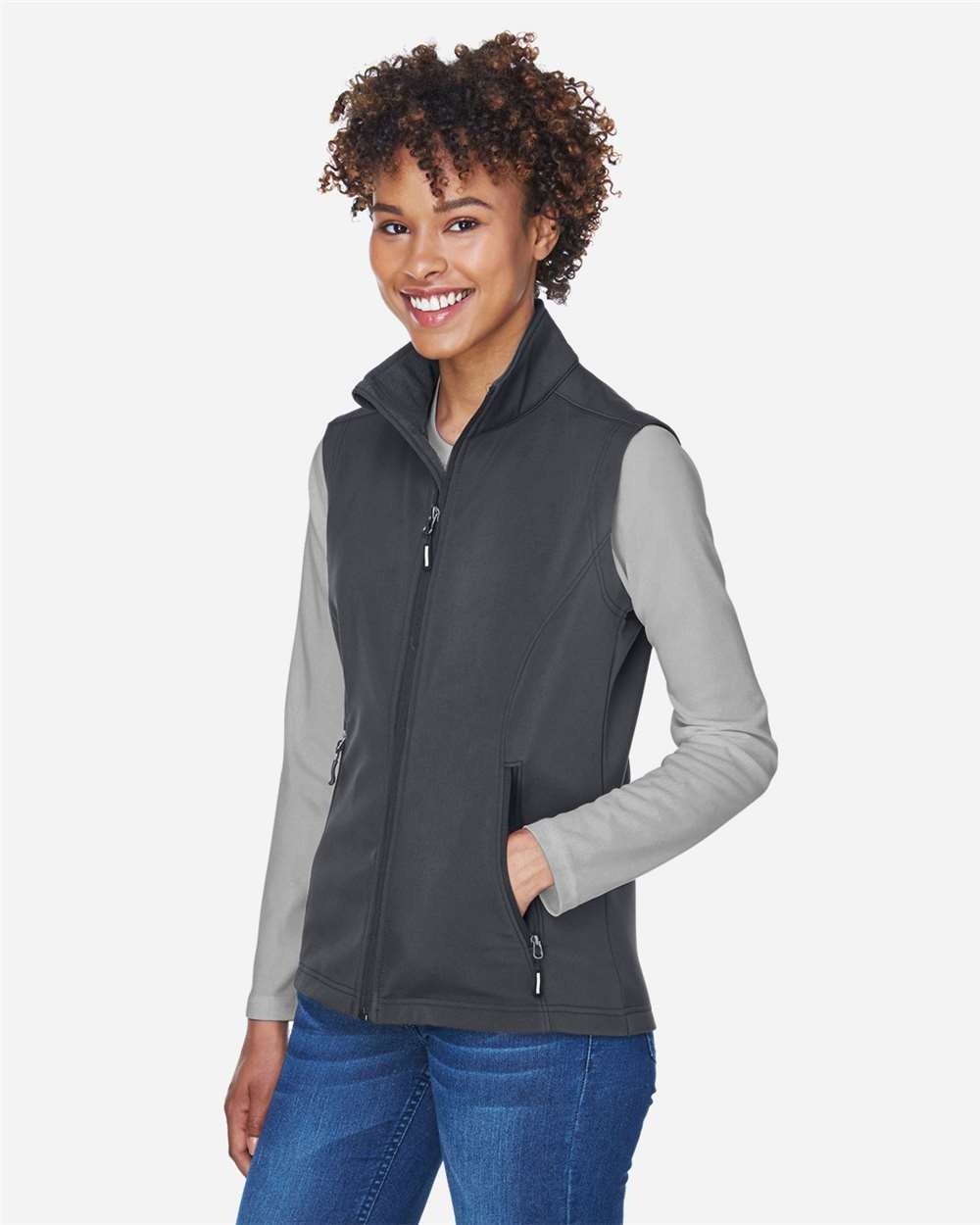 Women's Cruise Two-Layer Fleece Bonded Soft Shell Vest - CE701W