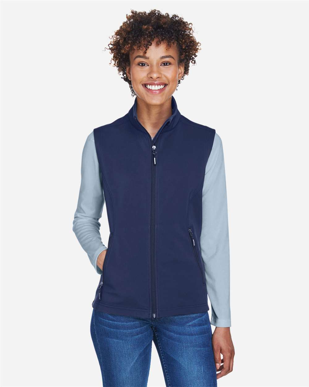 Women's Cruise Two-Layer Fleece Bonded Soft Shell Vest - CE701W