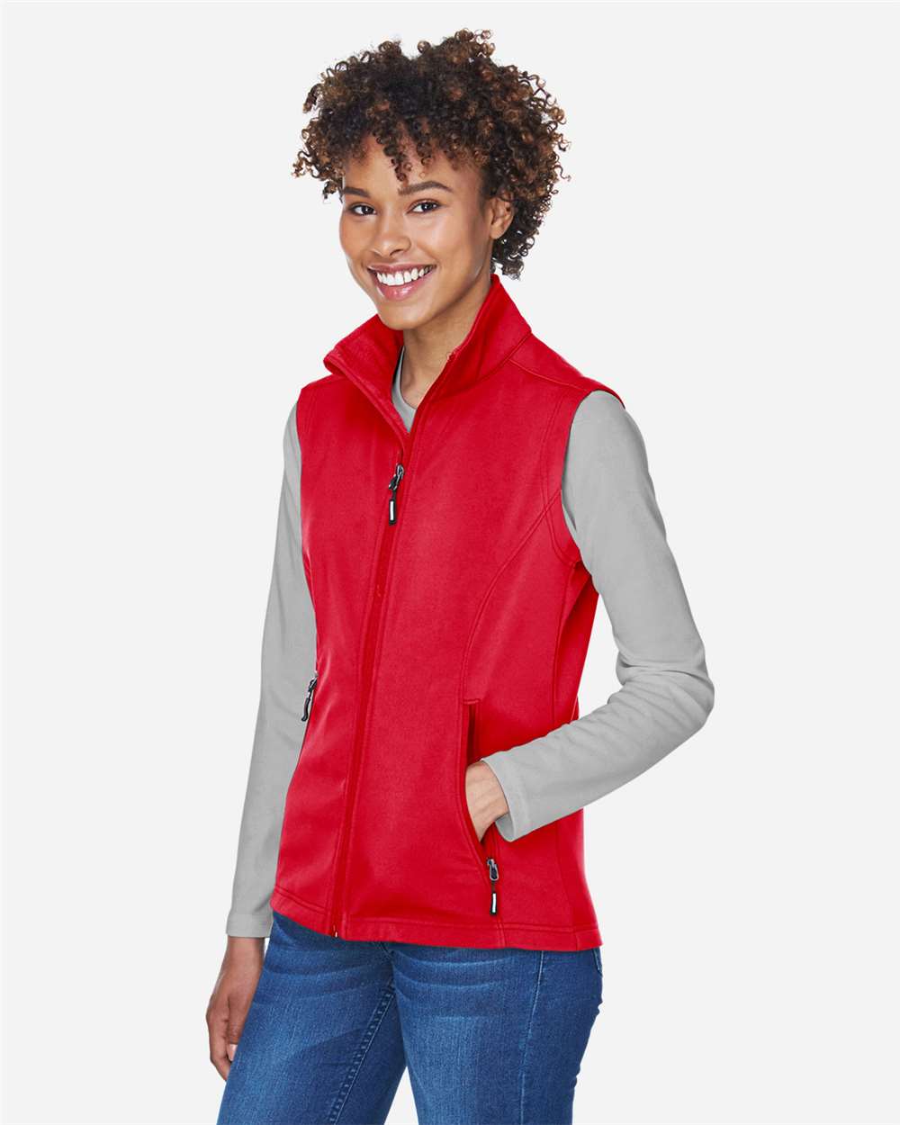 Women's Cruise Two-Layer Fleece Bonded Soft Shell Vest - CE701W