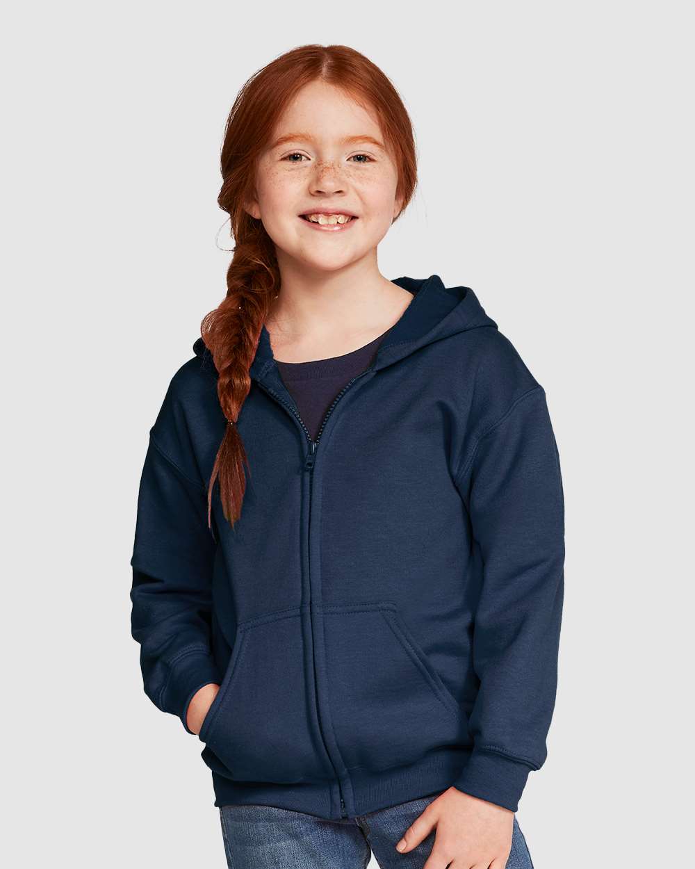 Youth Heavy Blend™ Full-Zip Hooded Sweatshirt - 18600B