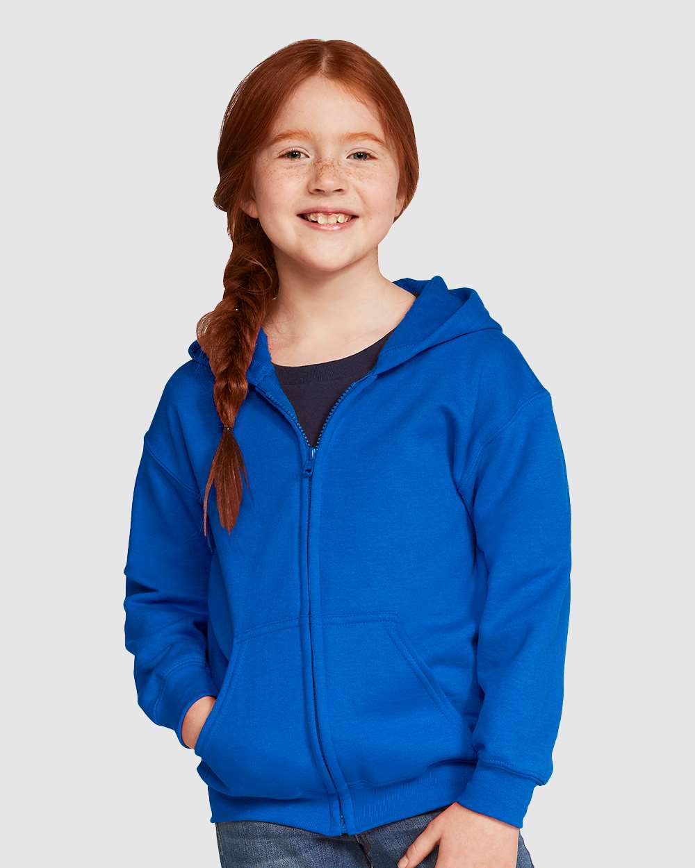 Youth Heavy Blend™ Full-Zip Hooded Sweatshirt - 18600B