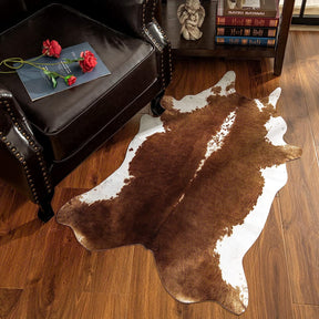 Premium Faux Cowhide Rug for Living Room, Offfice, Room Decor