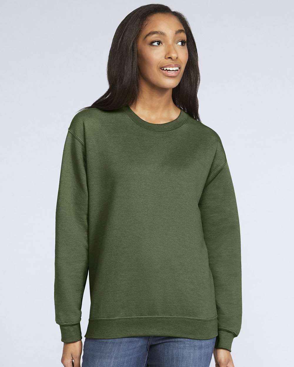 Unisex Softstyle® Midweight Crewneck Sweatshirt - SF000