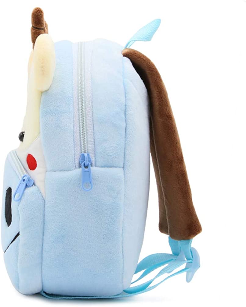 Toddler Backpack Cow Backpacks Cute Plush Bag Cartoon  For 1-6 Years