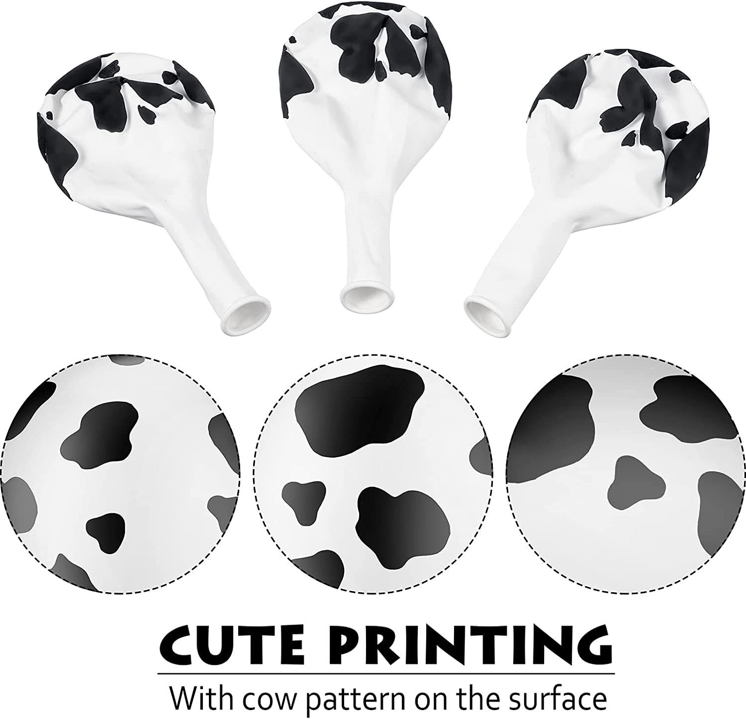 Cow Balloons Latex Balloons Children's Birthday Party Decoration