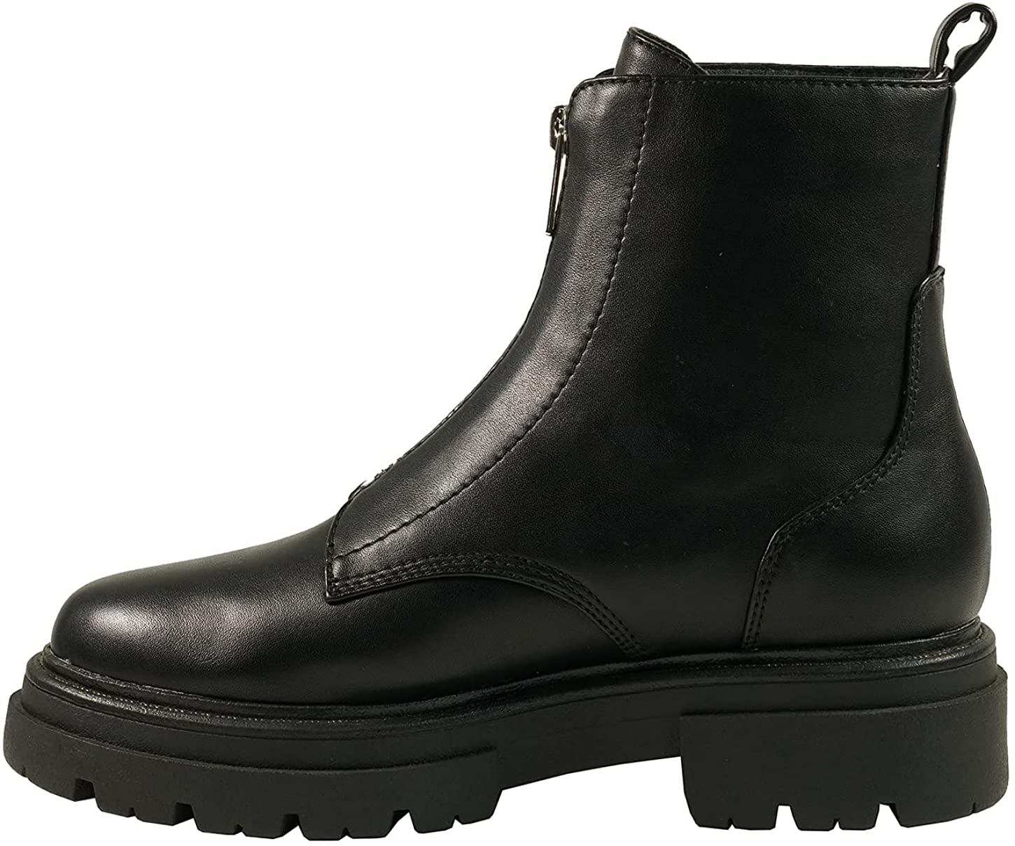 Black All Weather Paddock Boots For Women Front Zip Syntovia Boots